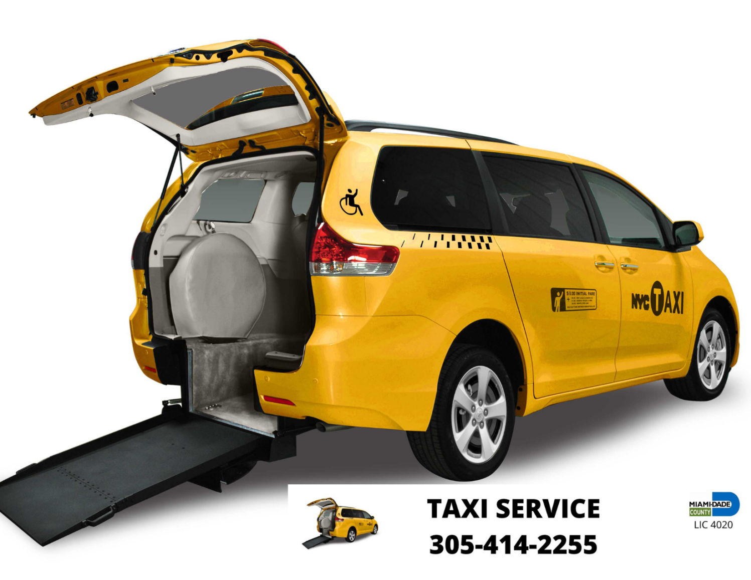 Taxi Service Miami     Special Handicap Service Lic 4020